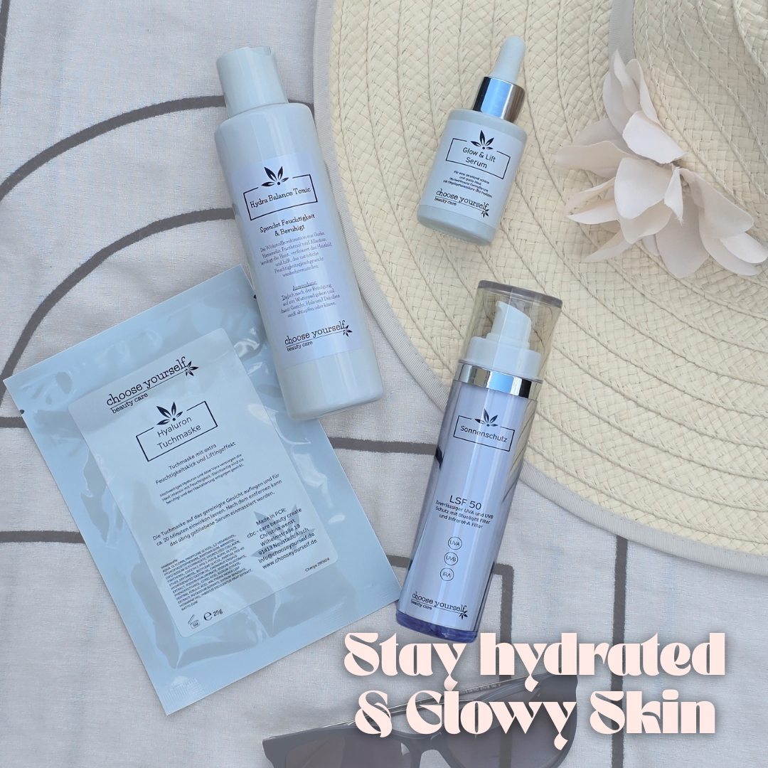 Stay Hydrated Sommer-Set -Hydration. Glow. Schutz-