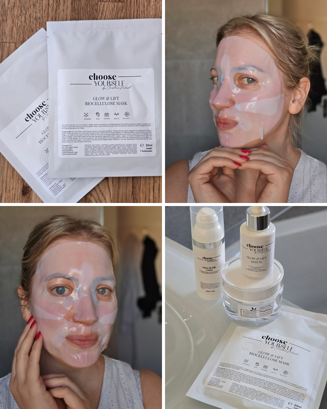 Glow & Lift Biocellulose Maske