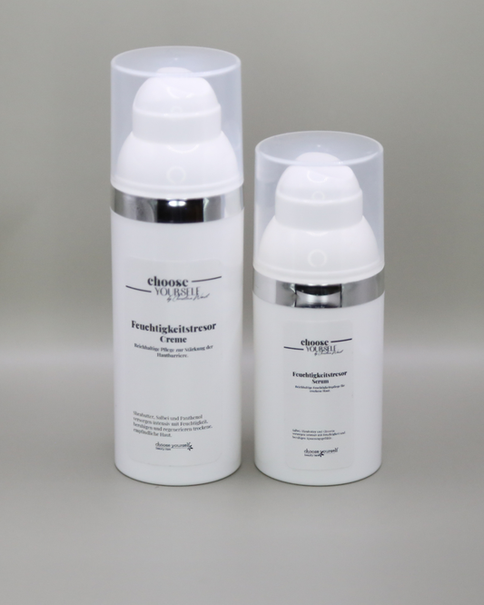 Set Feuchtigkeitstresor Serum und Creme