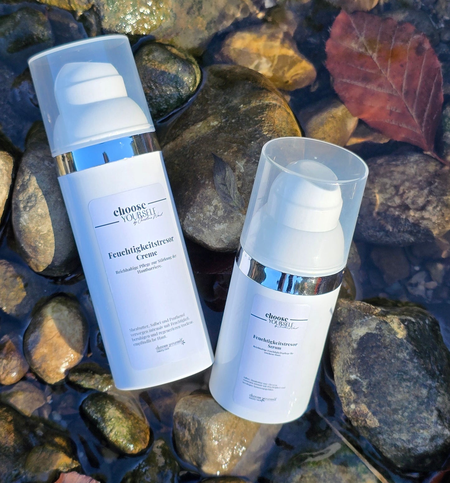 Set Feuchtigkeitstresor Serum und Creme