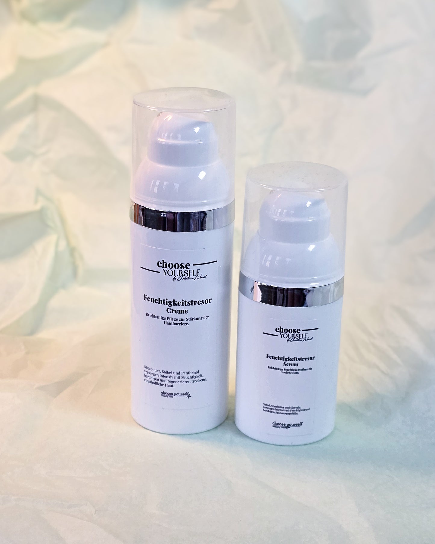 Set Feuchtigkeitstresor Serum und Creme